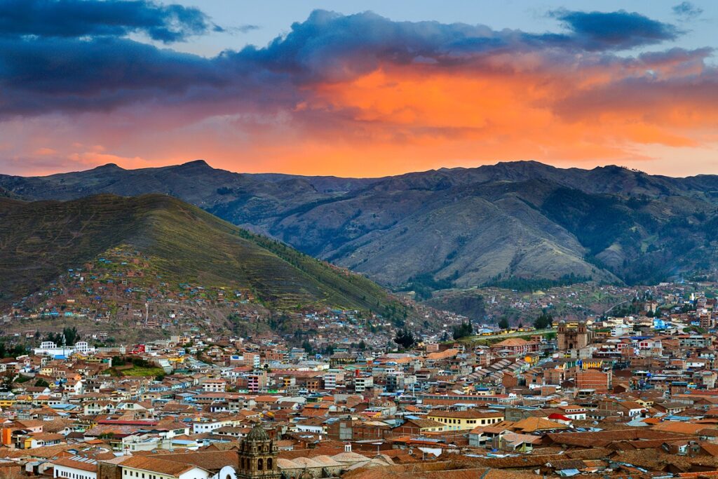 Cusco sunset