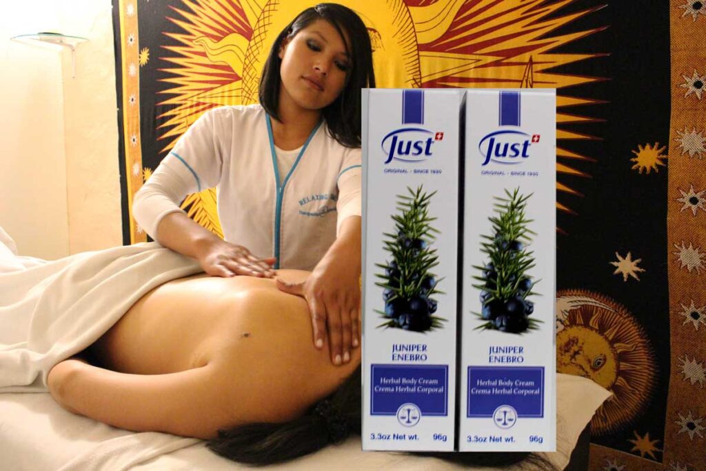 Juniper cream — an excellent ally for massage